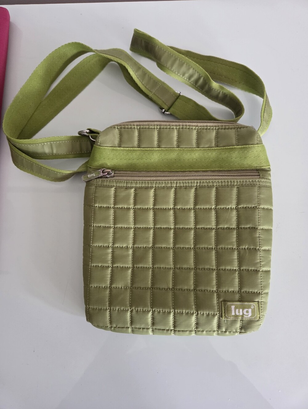 Lug Skipper Quilted Crossbody Bag